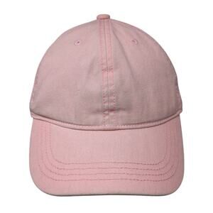 Old Navy Slideback Baseball Cap Pink One Size Adjustable 6 Panel Blank Cotton